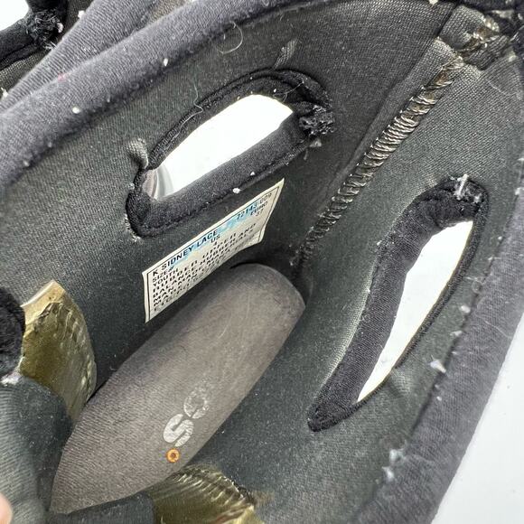 Bogs Boots Youth 4 Sidney Gray Black Lace Up Waterproof Neoprene Rain Snow - Picture 7 of 12